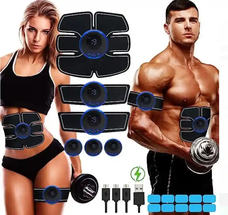 Masajeador De Estimulacion Muscular Moldeador Corporal 3 En 1