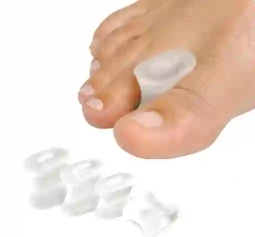 Separador Dedos Pie En Silicona Pack X2 Espaciador De Dedos