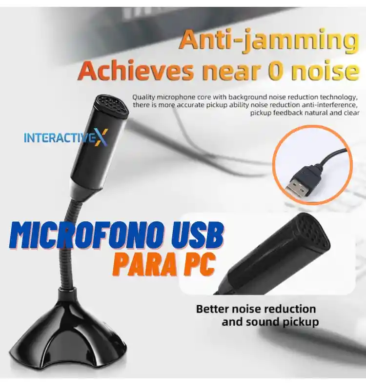 Microfono Para Pc Usb/ Microfono Para Computador