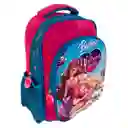 Morral Maleta Mediano Diseño Barbie Niñas Lona Jle