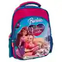 Morral Maleta Mediano Diseño Barbie Niñas Lona Jle