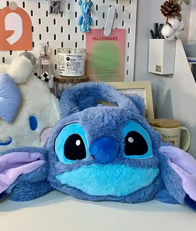 Stitch Peluche Maleta Niño Bolso Viaje Morral Escolare