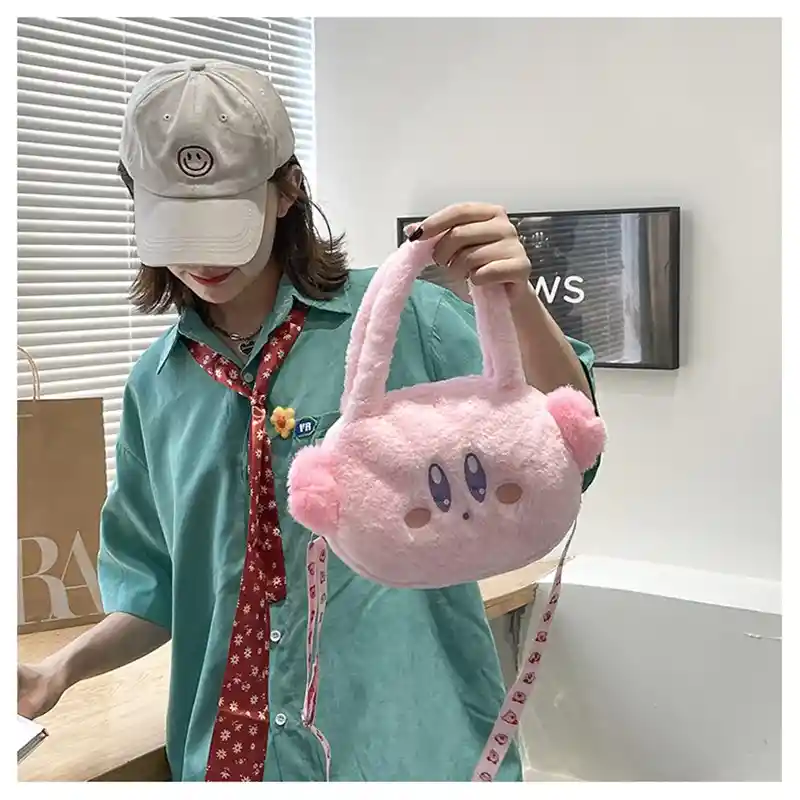 Escolar Viaje Niño Morral Maleta Bolso Peluche Kirby Único