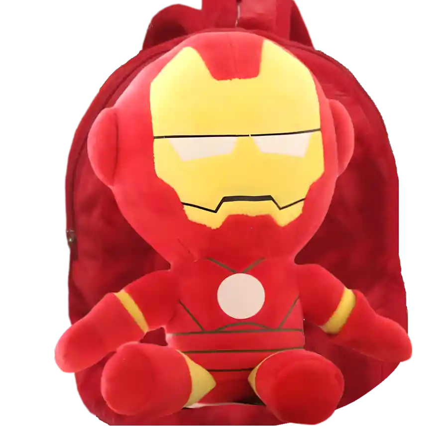 Ironman Maleta Morral Viaje Niño Peluche Escolar Robusto