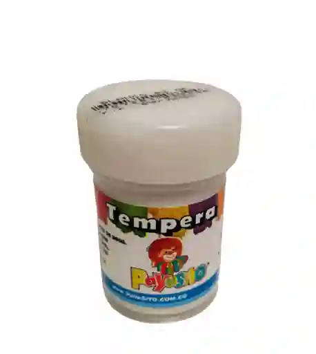 Tempera Color Blanco 28gr Payasito