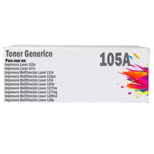 Toner Hp 105a Generico Con Chip W1105a 1000 Paginas