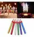 Velas De Bengalas O Tipo Volcán Para Cumpleaños X6 Unidades De 12 Cm