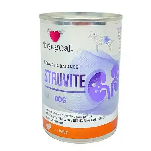 Disugual Dog Struvite Diet - Pavo Lata Por 400 Gr