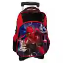 Maleta Ruedas Grande Spiderman Morral Llantas En Goma