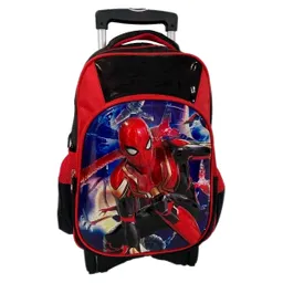 Maleta Ruedas Grande Spiderman Morral Llantas En Goma