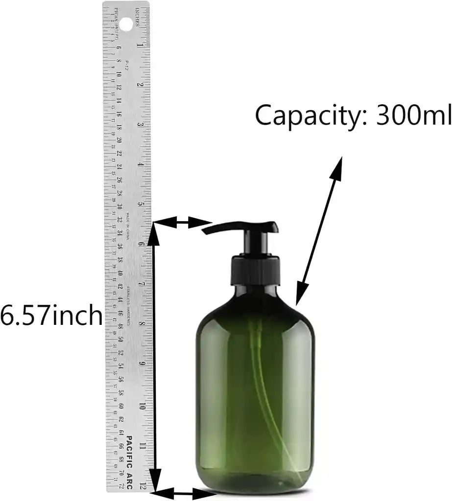 Dispensador De Jabón Loción Champú Alcohol Envase Recargable