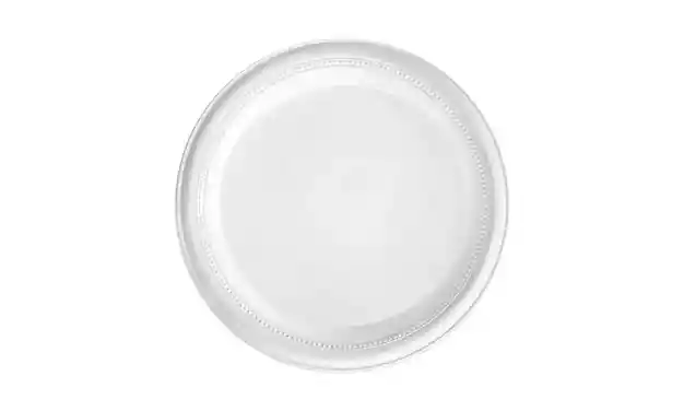 Plato Desechable Blanco 26 Cm X 20 Unidades Tami