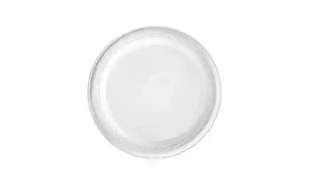 Plato Desechable Blanco 23 Cm X 20 Unidades Tami