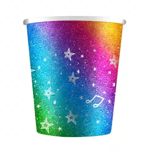 Vaso 9 Oz Vibrante X 8 Unidades Sempertex