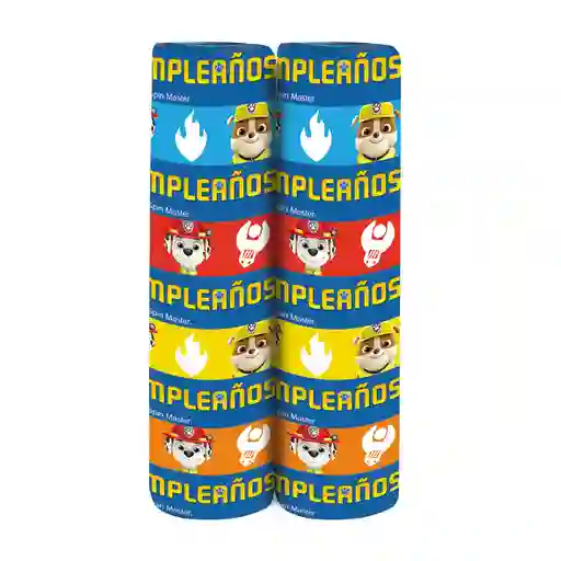 Serpentina Deluxe 4m Paw Patrol X 2 Unidades Sempertex