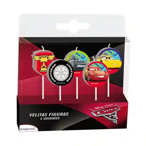 Velita Cars X 5 Unidades Sempertex