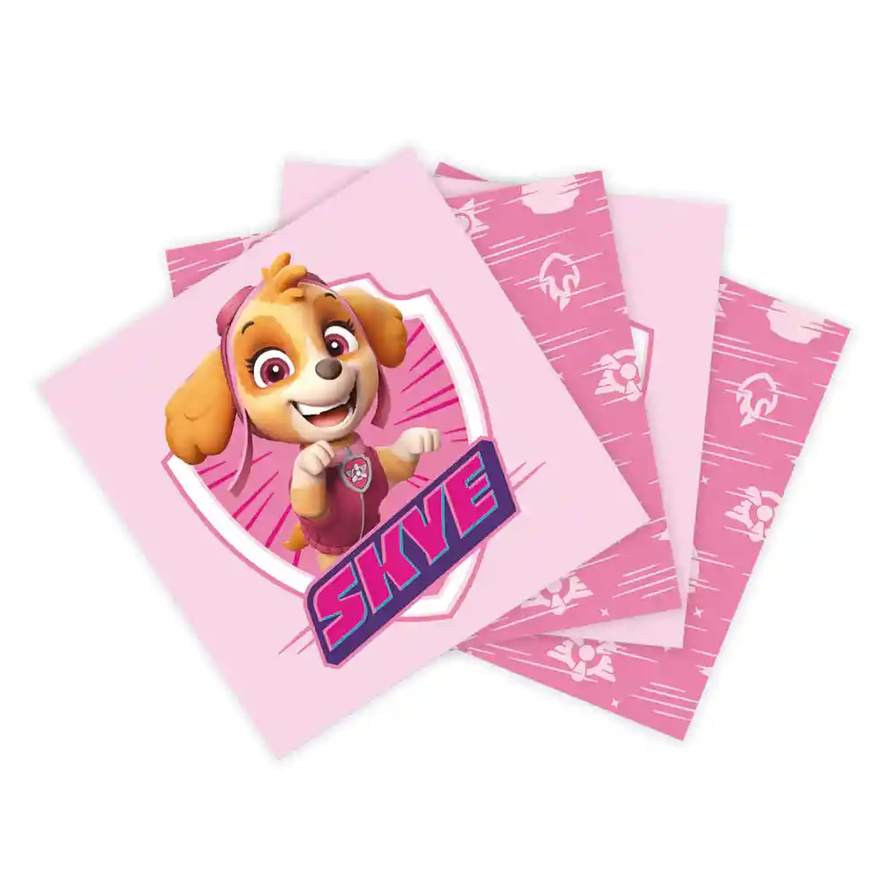 Servilleta Pequeña Paw Patrol Niña X16 Unidades Sempertex