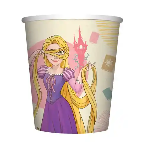 Vaso 9 Oz Princesas X 8 Unidades Sempertex