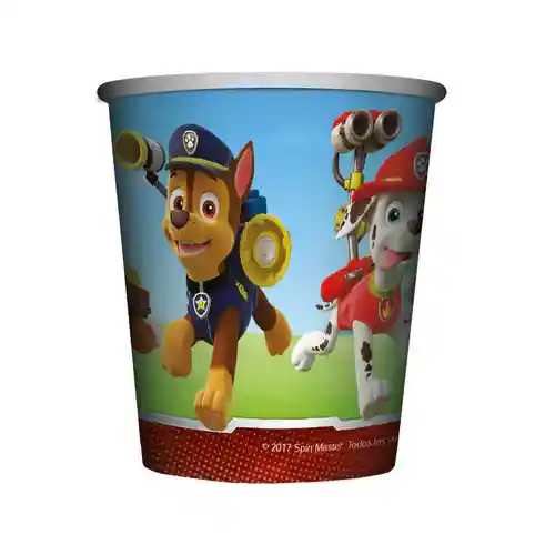 Vaso 9 Oz Paw Patrol X 8 Unidades Sempertex