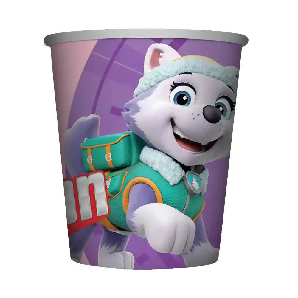 Vaso 9 Oz Paw Patrol Niña X 8 Unidades Sempertex