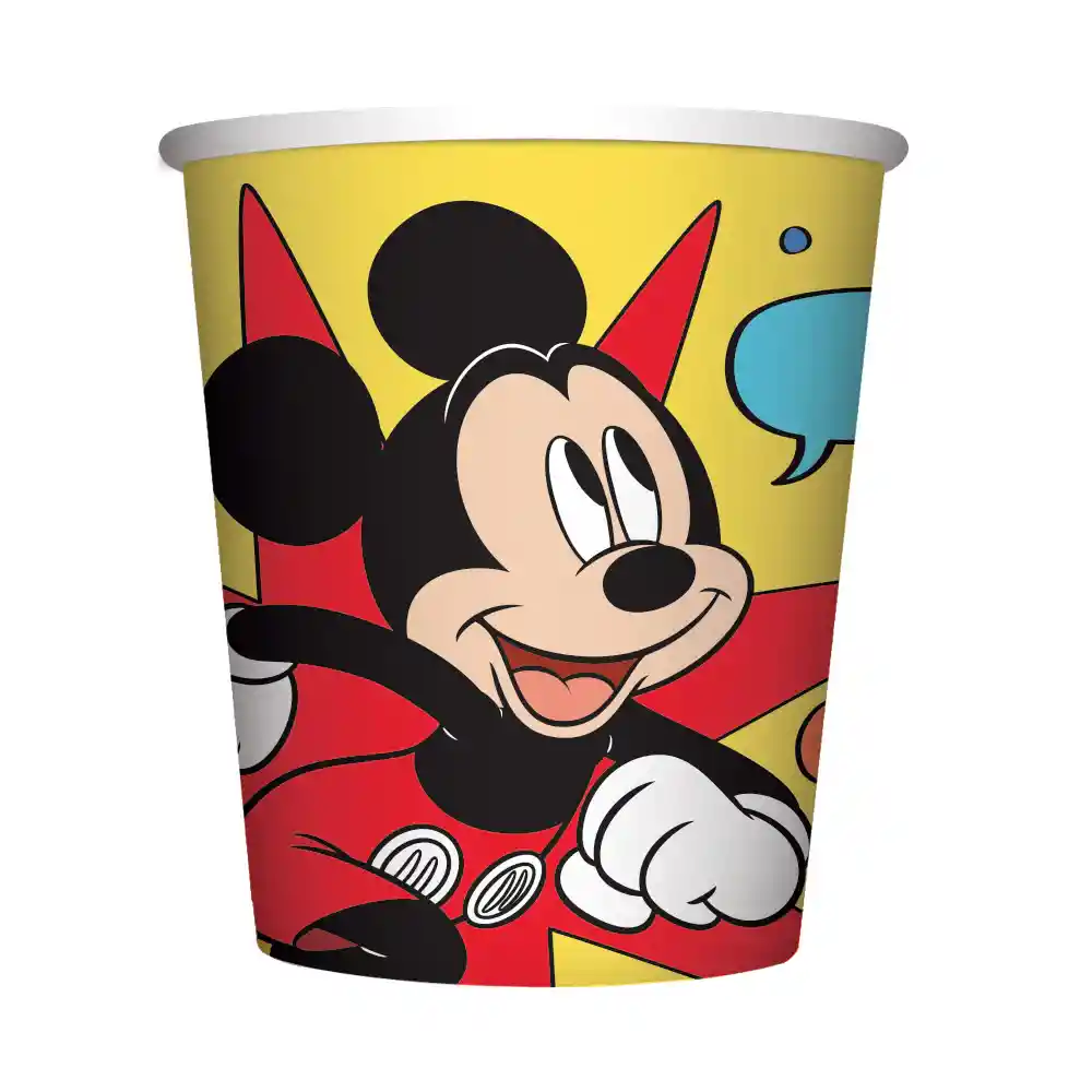 Vaso 9 Oz Mickey X 8 Unidades Sempertex