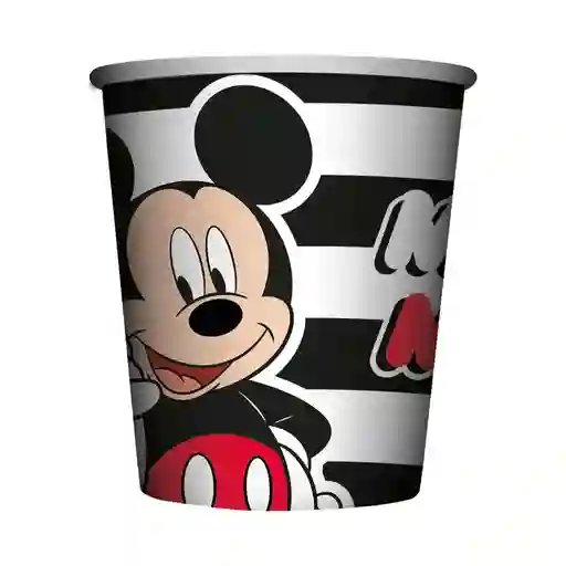 Vaso 9 Oz Mickey Facetime X 8 Unidades Sempertex