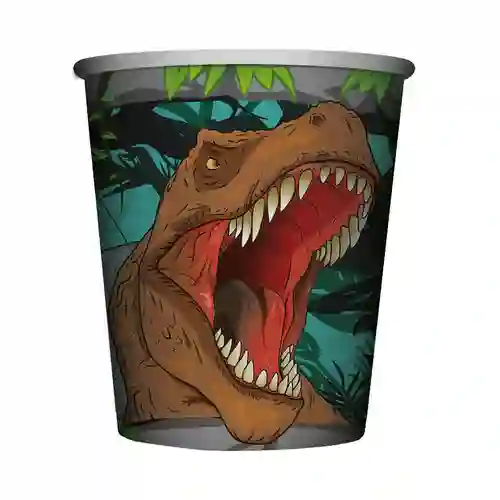 Vaso 9 Oz Dinosaurio X 8 Unidades Sempertex