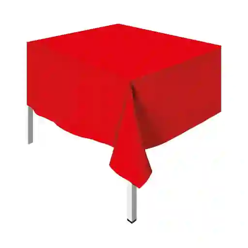 Mantel Plastico Rectangular Rojo X 1 Unidad Sempertex