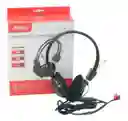 Audífonos Con Micrófono + Targeta Sonido Usb + Cable De Dos Plug Hembra A Plug Macho Audio Jedel Jd-808 Pc, Laptop, Gamer