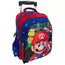 Kit X3 Rueda Grande Mario Bros + Lonchera + Cartuchera Niños Jle