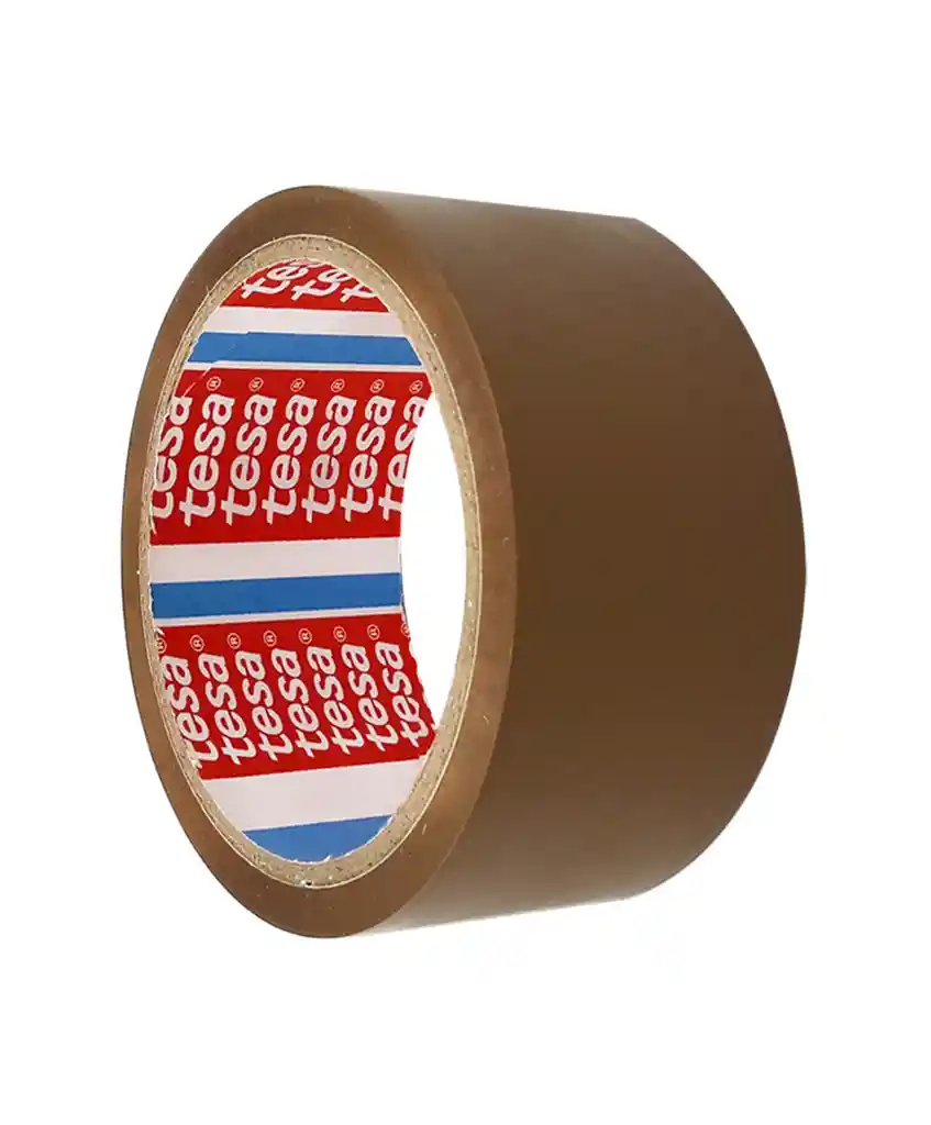 Cinta Pegante Cafe 48 Mm X 40 Metros Tesa