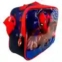 Kit X3 Rueda Grande Spiderman + Lonchera + Cartuchera Niños Jle