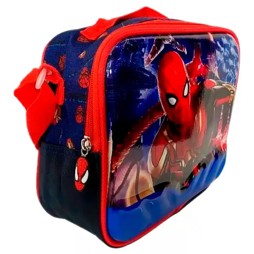 Kit X3 Rueda Grande Spiderman + Lonchera + Cartuchera Niños Jle