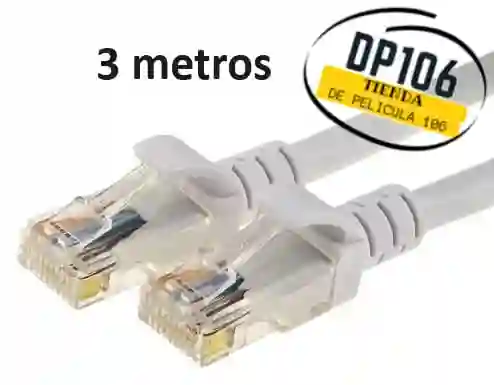 Ethernet Cable De Red 3 Metros
