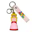 Llavero Silicona 3d Princess Peach Super Mario