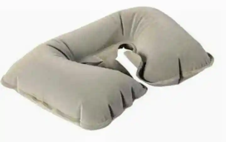 Almohada Viaje Inflable Klimber Gris 37x24x10 Cm