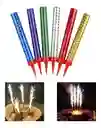 Velas Bengala Tipo Volcán Para Cumpleaños X6 Unidades / 15 Cm
