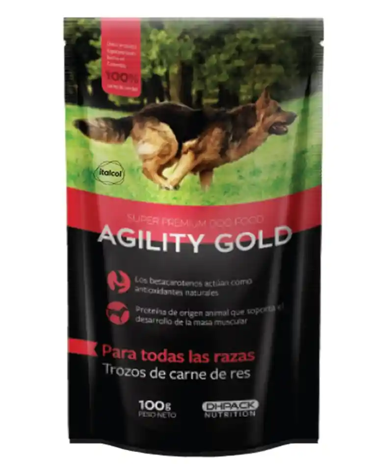 Agility Gold Húmedo Snack Perro | Trozos Surtido 100 G 4x3