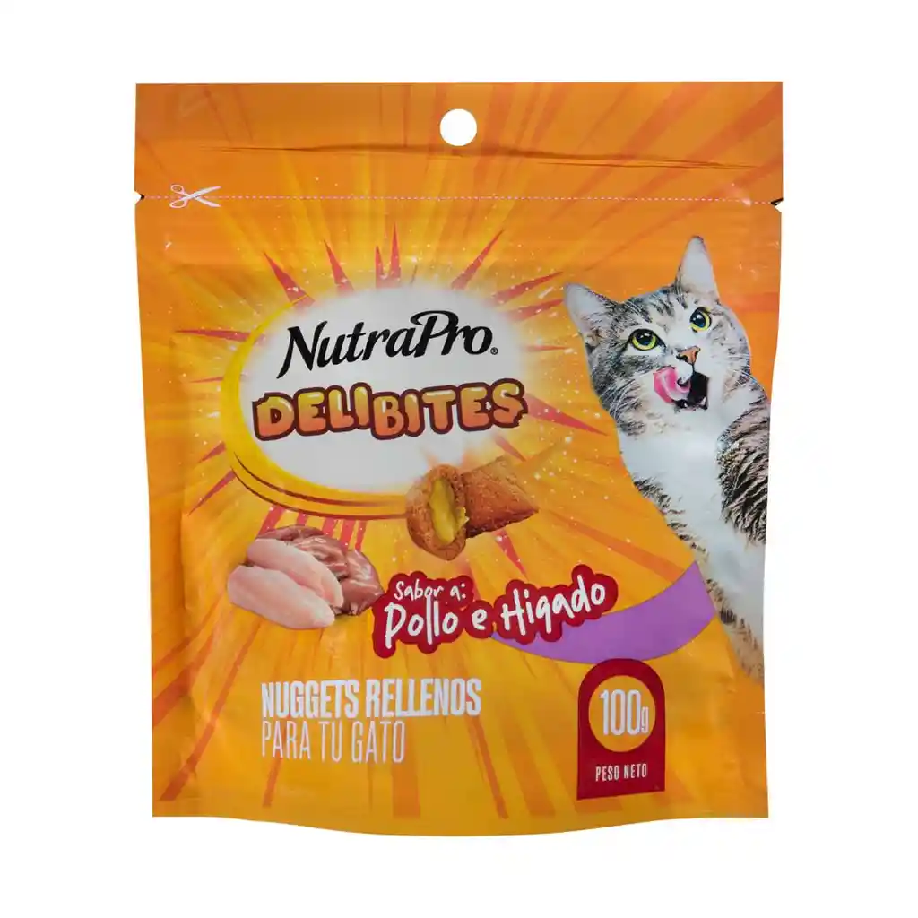 Nutrapro Delibites Sabor A Pollo E Higado X 100 G