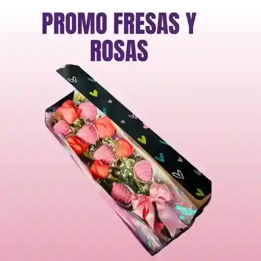 Box Fresas Y Rosas