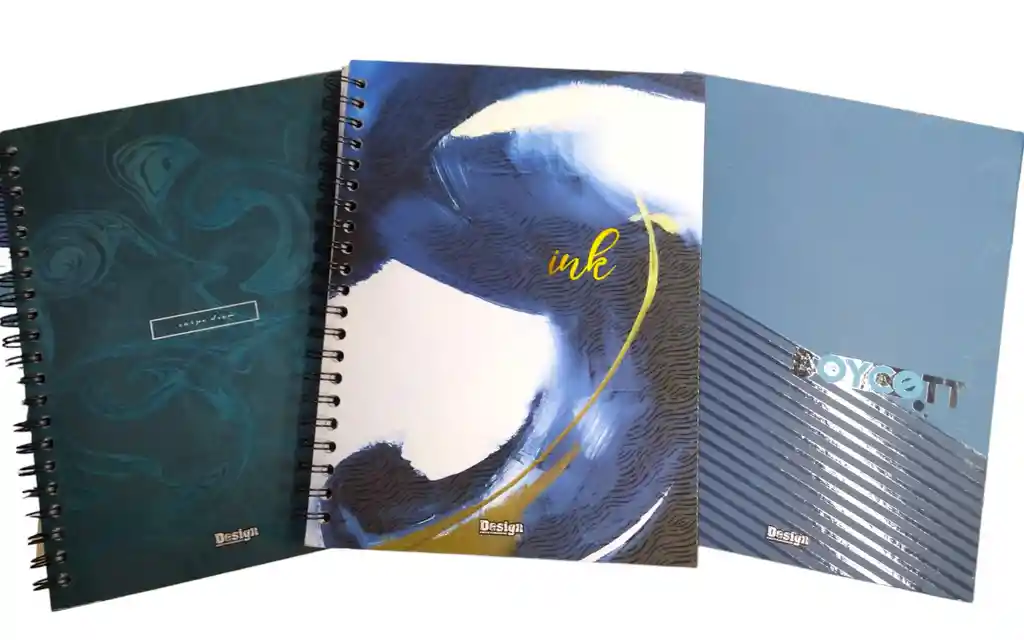 Cuaderno Argollado Pasta Dura 160 Hojas 5 Materia Hombre Lukis Grande