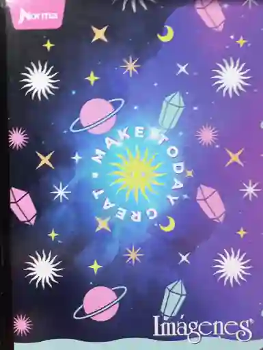 Cuaderno Cosido Grande Femenino, 50h Linea Corriente - Norma