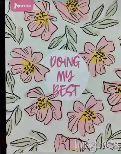 Cuaderno Cosido Grande Femenino, 50h Cuadriculado - Norma