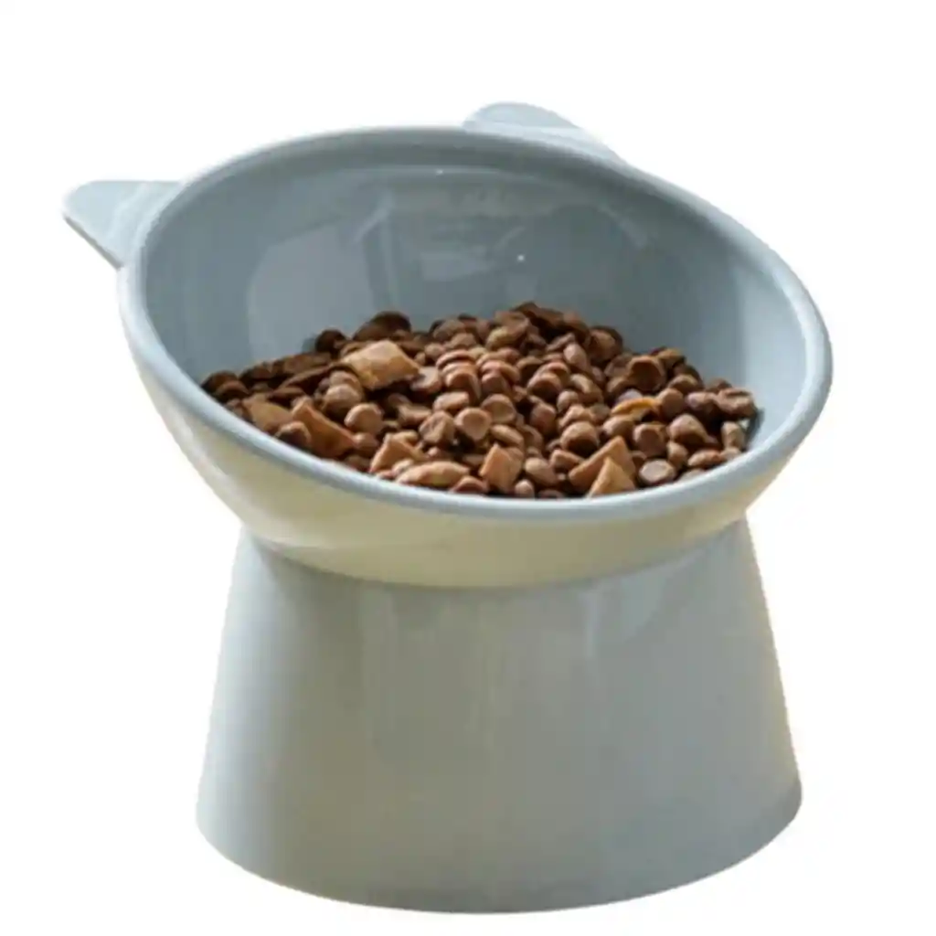 Comedero Alto Anti Tortícolis Color Aqua