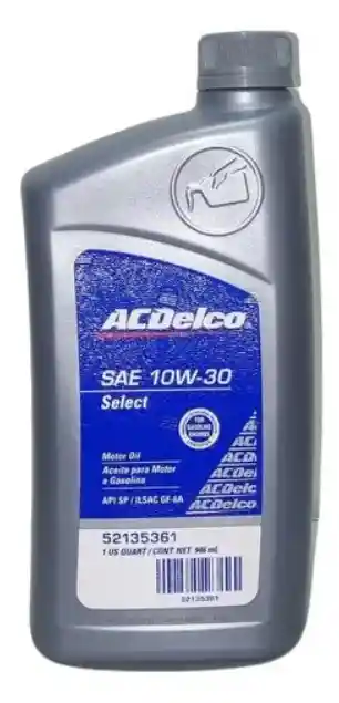 Aceite Acdelco Sae 10w-30 Cuarto