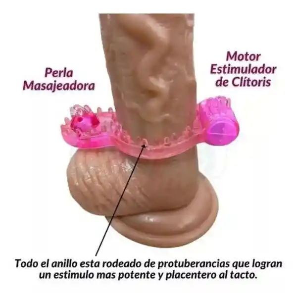 Anillo Vibrador Para El Pene Ref-perla