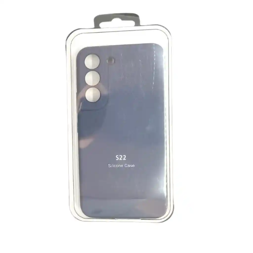 Forro Silicone Case Samsung S22 Azul Oscuro