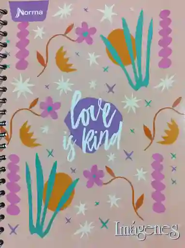Cuaderno Argollado Grande Femenino, 80h Cuadriculado - Norma