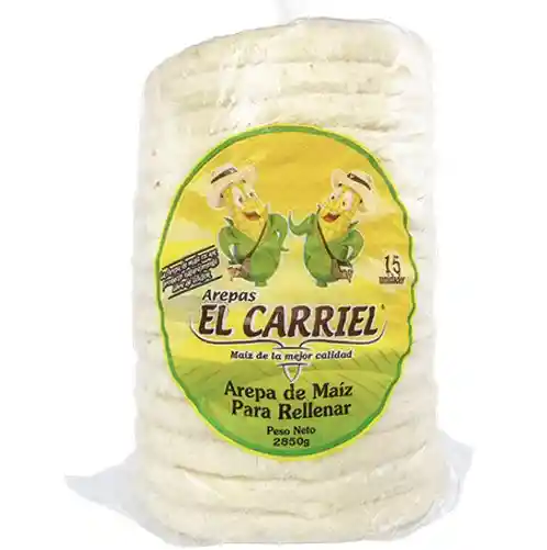 El Carriel Arepa Para Rellenar X 15 Und X 2850 Gr