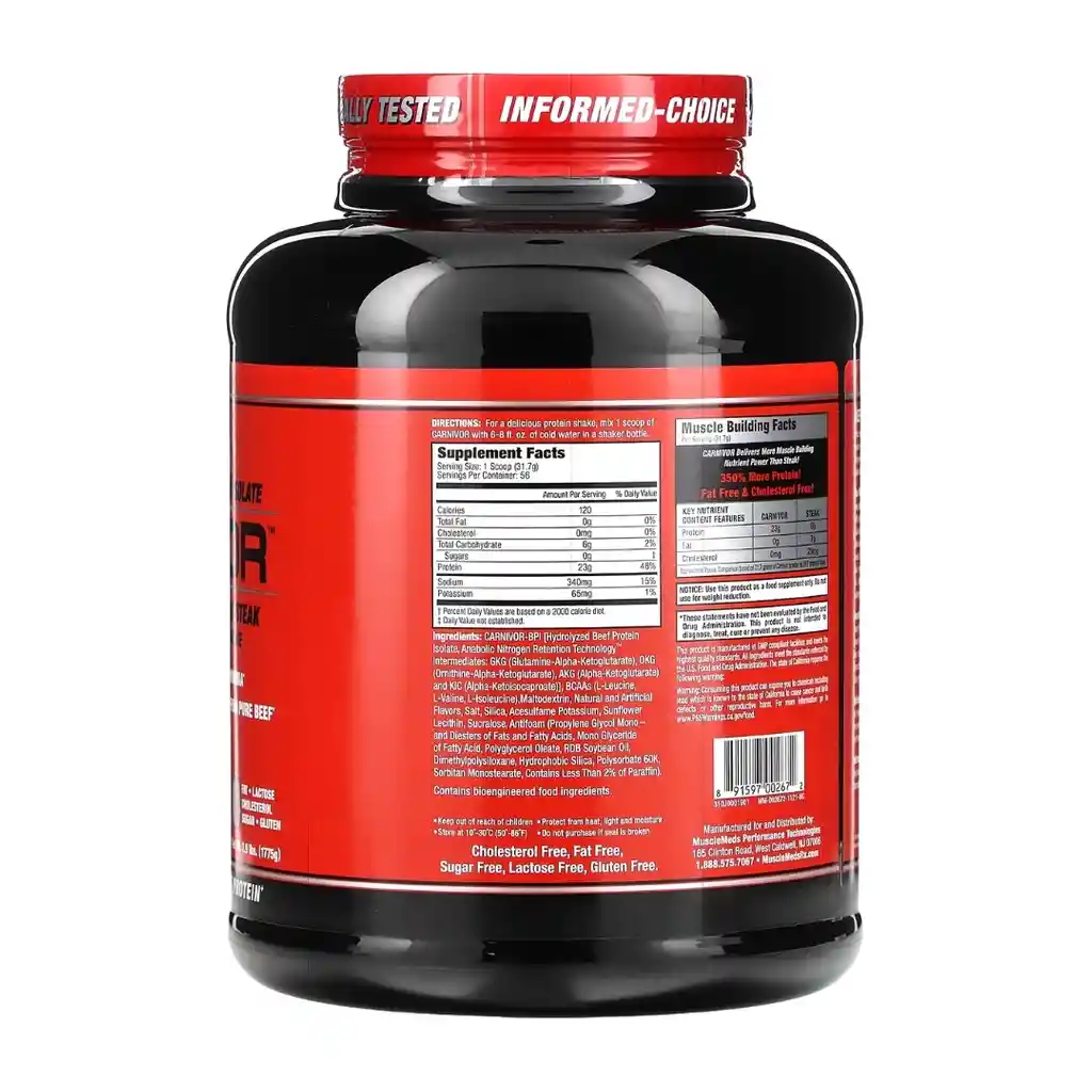 Carnivor 4lb - Musclemeds - Vainilla Caramel